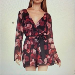 bcbgeneration floral romper